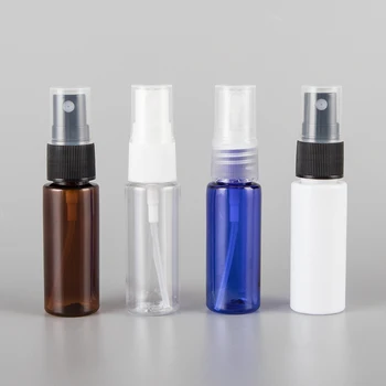 100pcs 20ml празен прозрачен парфюм спрей бутилка 20cc пътуване течен спрей бутилка PET пластмасови флакони козметични опаковъчни бутилки