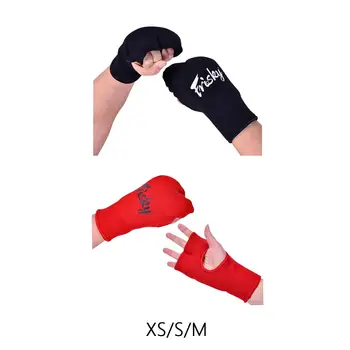 Еластични ръчни обвивки Удобни Wrist Wrap протектор Handwraps Преносими издръжливи боксови ръкавици за кикбокс Фитнес Martial