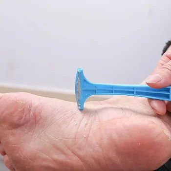 Педикюр Rasp крак петата калус отстраняване крака мъртва кожа отстраняване инструмент за грижа за кожата пластмаса преносим лесен за почистване